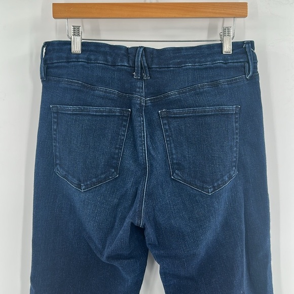 Good American Good Legs High Rise Straight Stretch Jean Blue 224 14 - Picture 7 of 8